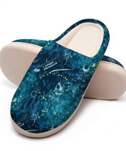astronaut space all over printed slippers 5