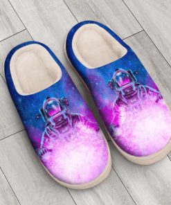 astronaut space galaxy colorful all over printed slippers 4