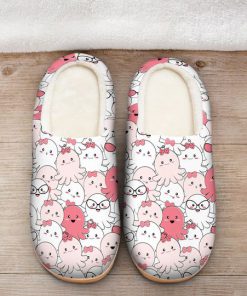 baby octopus all over printed slippers 2