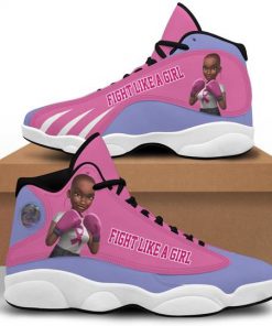 breast cancer awareness fight like a girl air jordan 13 sneakers 2
