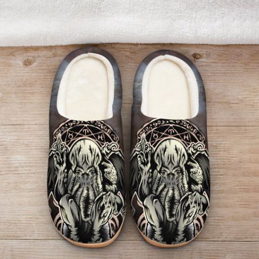 cthulhu mythos viking all over printed slippers 2