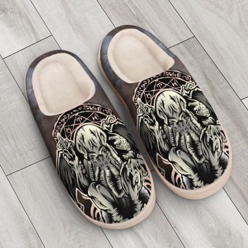 cthulhu mythos viking all over printed slippers 4
