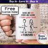 custom name funny i like your butt let me touch it forever valentine gift coffee mug