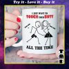 custom name valentines day gift i just want to touch your butt all the time coffee mug