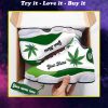 custom your name cannabis weed leaf air jordan 13 sneakers