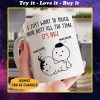 custom your name i just want to touch your butt all the time valentine gift mug
