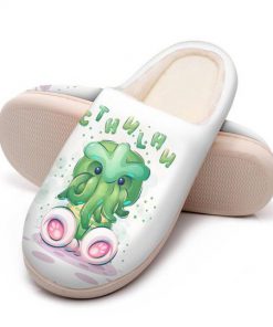 cute cthulhu mythos all over printed slippers 5