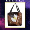faith hope love lung cancer awareness leather pattern all over printed tote bag