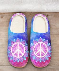hippie mandala galaxy colorful all over printed slippers 2