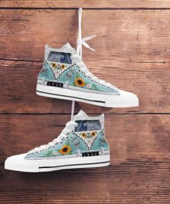 hippie vans love camping all over printed high top canvas shoes 4