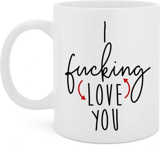i fucking love you gift for couple mug 3