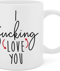 i fucking love you gift for couple mug 4