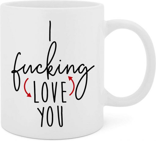 i fucking love you gift for couple mug 4