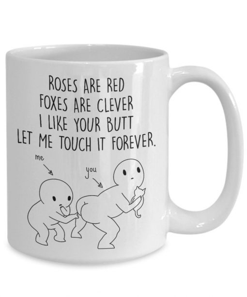 i like your butt let me touch your butt forever gift for couple mug 2