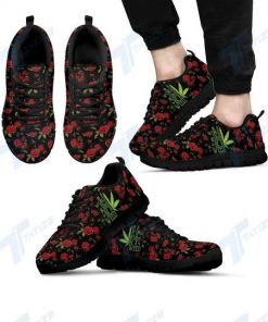 in a world full of rose be a weed all over printed sneakers 2