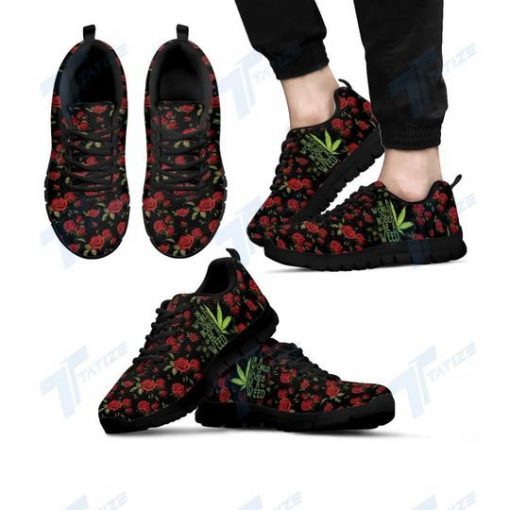 in a world full of rose be a weed all over printed sneakers 3