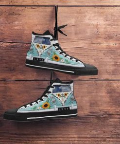 love camping hippie vans car all over print high top canvas shoes 4