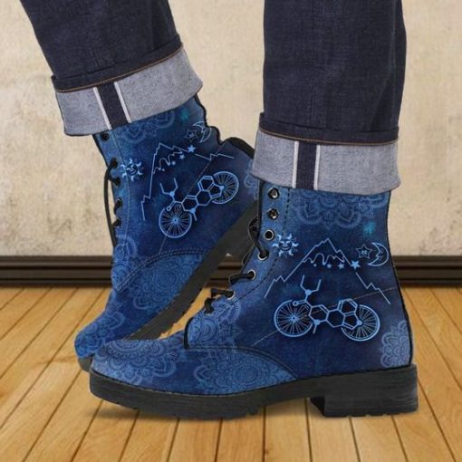 mandala lsd bicycle vintage all over printed winter boots 2