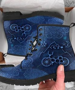 mandala lsd bicycle vintage all over printed winter boots 5