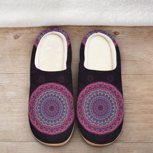 mandala version all over printed slippers 2