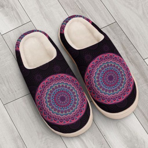 mandala version all over printed slippers 3