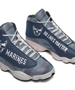 marines no lives matter air jordan 13 sneakers 4