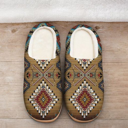 native american pattern all over printed slippers 2
