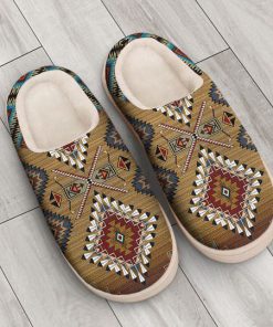 native american pattern all over printed slippers 4