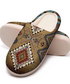 native american pattern all over printed slippers 5