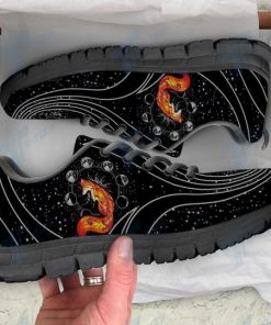 the galaxy fox all over printed sneakers 2