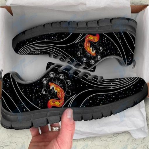 the galaxy fox all over printed sneakers 2