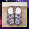 the purple butterfly all over printed slippers