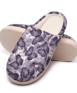 the purple butterfly all over printed slippers 5