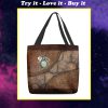 turtle lovers leather pattern all over print tote bag