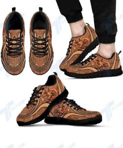 vintage dachshund dog lover all over printed sneakers 4