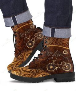 vintage lsd bicycle all over printed winter boots 2