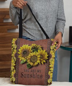 vintage sunflower you are my sunshine tote bag 5