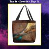 way maker miracle worker leather pattern all over print tote bag