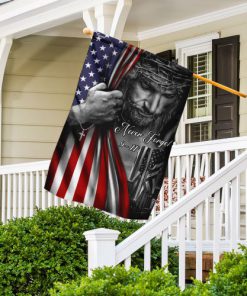 Jesus Christian never forget 9 11 full printing flag 4