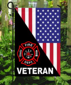american flag firefighter veteran all over print flag 5