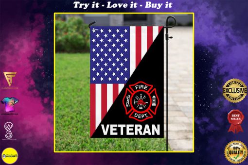 american flag firefighter veteran all over print flag