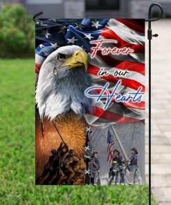 american flag forever in our hearts veteran all over print flag 5