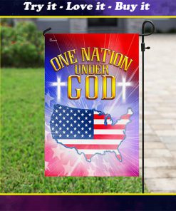 american flag one nation under God all over print flag