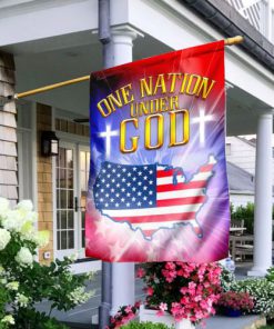 american flag one nation under God all over print flag 3