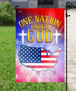 american flag one nation under God all over print flag 5