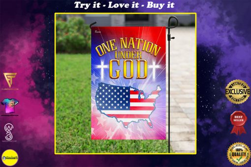 american flag one nation under God all over print flag