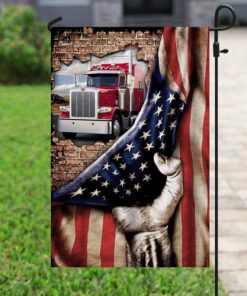 american flag truck driver all over print flag 3