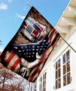 american flag truck driver all over print flag 4