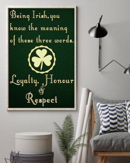 being irish you know the meaning of these words poster 2