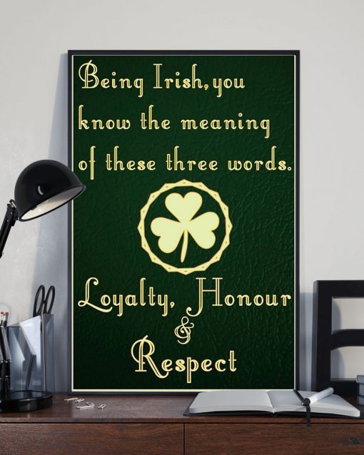 being irish you know the meaning of these words poster 3